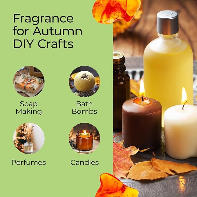 Good Essential Professional Amber Fragrance Oil (1 fl oz, 30ml) - Perfume, Candle & Soap Making, Aromatherapy Diffuser Oil GoodEssential