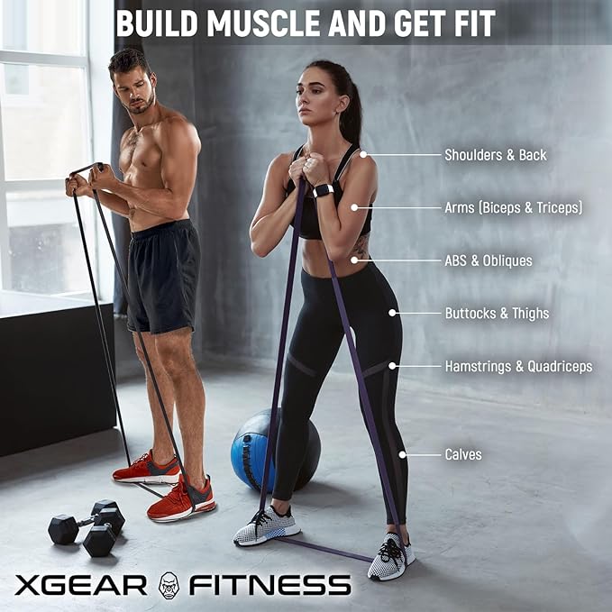 Pull Up Assist Bands - Heavy Duty Resistance Bands for Body Stretching, Powerlifting, Resistance Training