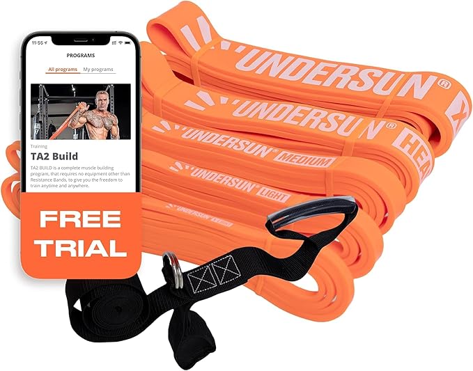 Undersun Resistance Bands for Working Out | Heavy Resistance Bands for Strength Training & Pull Up Assistance | Indoor/Outdoor, Gym, Home Exercise Bands Resistance - Bloomnest