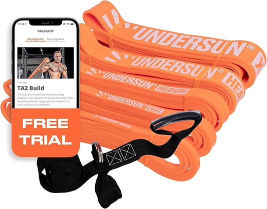 Undersun Resistance Bands for Working Out | Heavy Resistance Bands for Strength Training & Pull Up Assistance | Indoor/Outdoor, Gym, Home Exercise Bands Resistance - Bloomnest