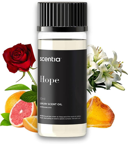 Chance-Inspired Diffuser Oil Refill- Scentia Hope Dupe Fragrance Oil Blend, Home Luxury Scents, Essential Oil Sets for Aromatherapy, Humidifiers & Candle Making | 50ml, 1.69FlOz, Mothers Day Gift Scentia