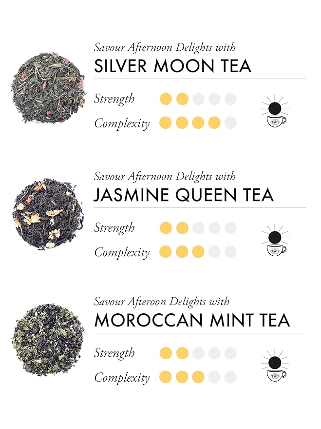 TWG Tea | Empire Tea Selection | 6 Varieties | Exclusive Tea Blends | 30 Hand Sewn Cotton Teabags | Gift Set - Bloomnest