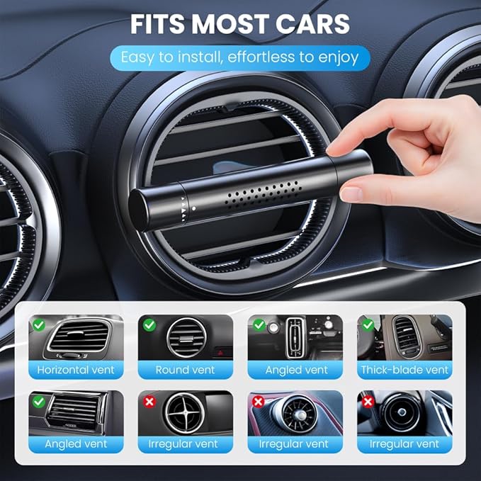 Car Air Freshener Diffuser, Car Perfume Diffusers Vent Clips for Essential Oils, Universal Automotive Fragrance Decoration Accessories Gift - Bloomnest