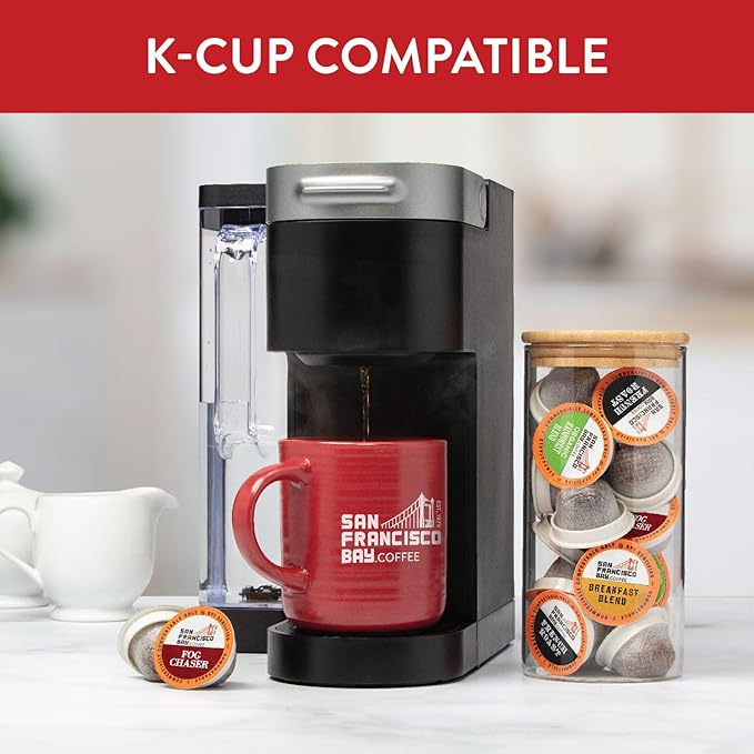 San Francisco Bay Compostable Coffee Pods - Original Variety Pack (120 Ct) K Cup Compatible including Keurig 2.0, French, Breakfast, Fog, Organic Rainforest - Bloomnest