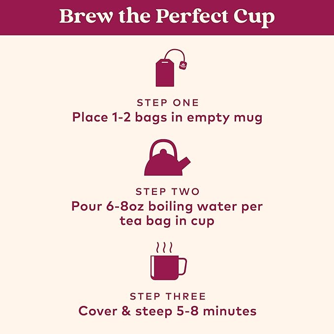 ORGANIC INDIA Tulsi Hibiscus Tea Bags - Holy Basil Herbal Tea, Stress Relieving, Calming, Immune Support, USDA Organic, Caffeine Free -18 Bags, 3 Pack - Bloomnest