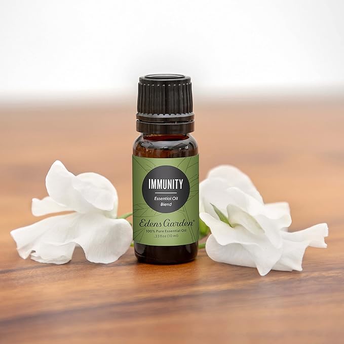 Edens Garden Immunity Essential Oil Blend- 100% Pure Premium Grade, Undiluted, Natural, Therapeutic, Aromatherapy, The Best for Diffusing, Skin, Laundry, Humidifiers 10 ml (.33 fl oz) - Bloomnest