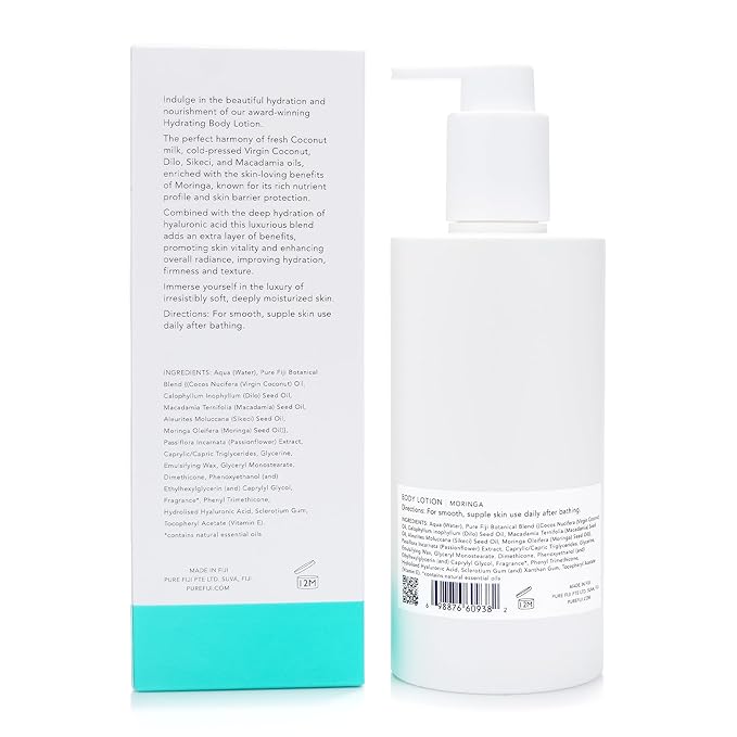 PURE FIJI Hydrating Body Lotion, Moringa (10.14 Fl.Oz /300ml) - Bloomnest