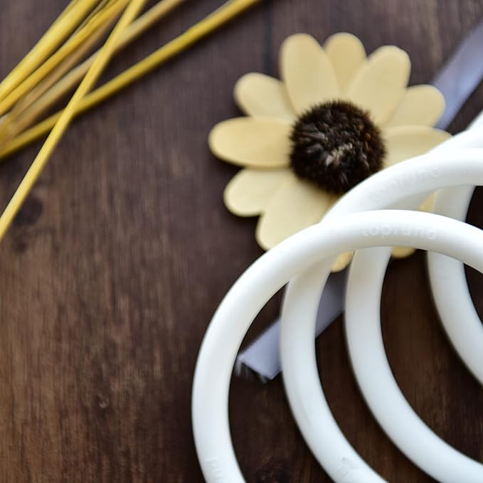 TOPFUND Crystal Singing Bowl Silicone O-Ring (Small) - Secure Resonance & Non-Slip Protection