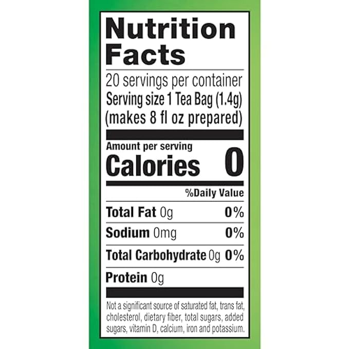 Lipton Peach Green Tea Bags, Flavored, Unsweetened Teabags for Hot Tea or Peach Iced Tea with Caffeine and Flavonoids, 20 Total Tea Bags - Bloomnest