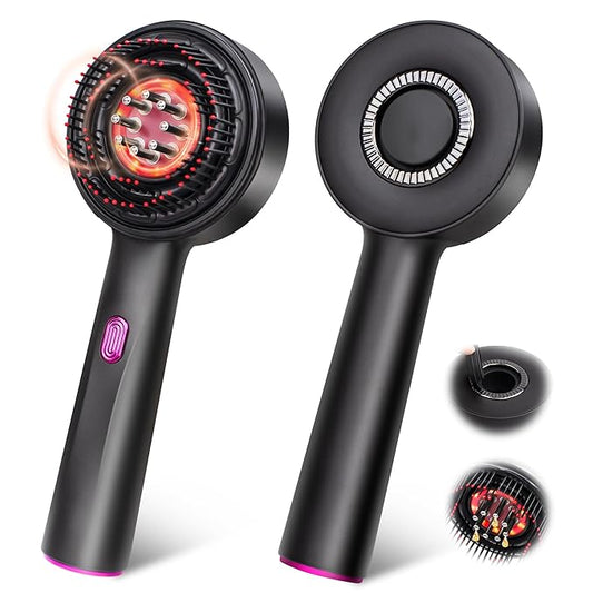 3 in 1 Scalp Massager Hair Growth Hair Oil Applicator,Electric Scalp Brush for Home,IPX7 Waterproof Electric Head Massager Bloomnest