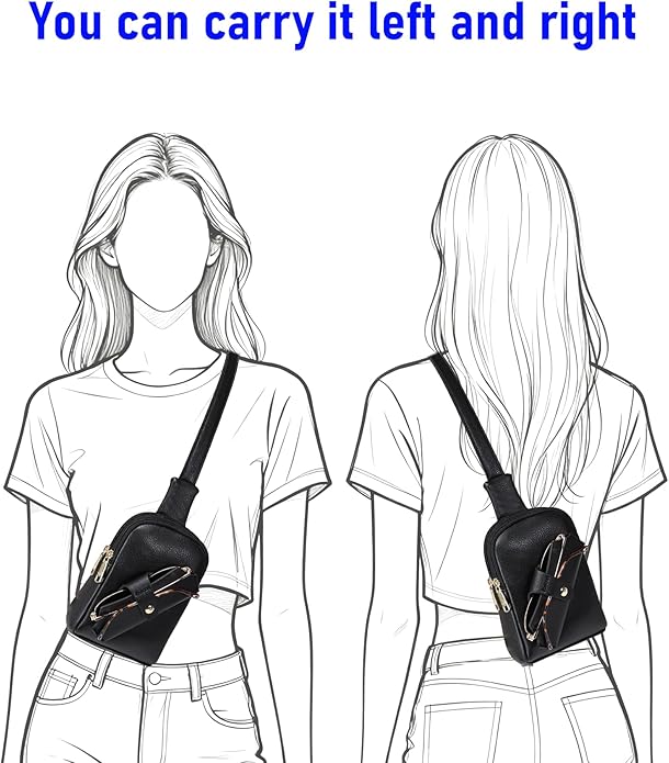 INICAT Small Sling Bag for Women Everyday & Travel Crossbody Bags Lightweight Cross Body Purses Vegan Leather - Bloomnest