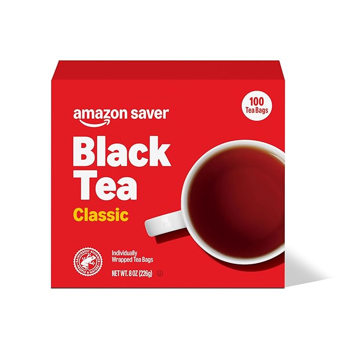 Amazon Saver, Classic Black Tea, 8 Oz, 100 Ct - Bloomnest