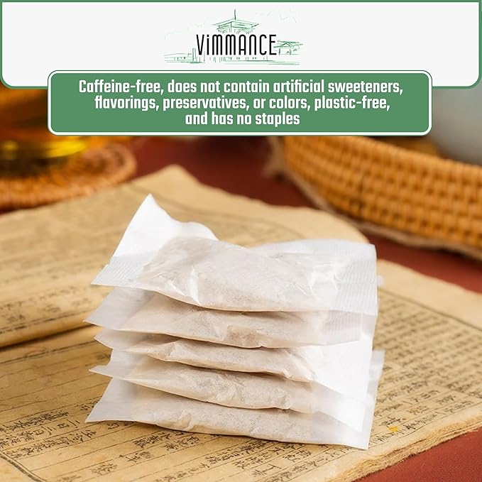 VIMMANCE Bitter Melon Dried Sliced Tea Bags, 50 counts, Dry Mellon Amargo, Vietnamese Herbal Tea, Momordica Charantia, 100% Natural Bittermelon, Decaf, Sugar Free, Balance Taste - Bloomnest