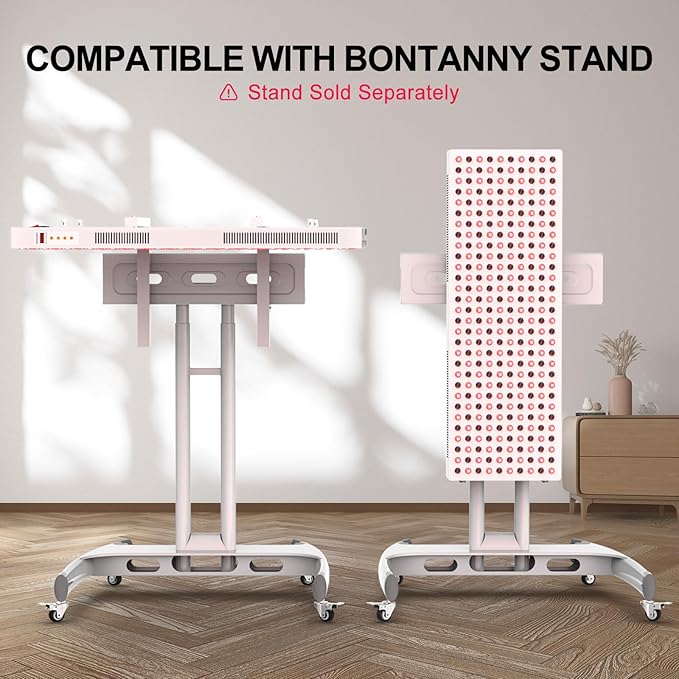 Red Light Therapy, Full Body Red Near Infrared Light 660nm 850nm with 300 Dual Chip Clinical Grade LEDs & Timer, High Power Panel for Anti-Aging, Pain Relief, 400W (Stand Sold Separately) BONTANNY