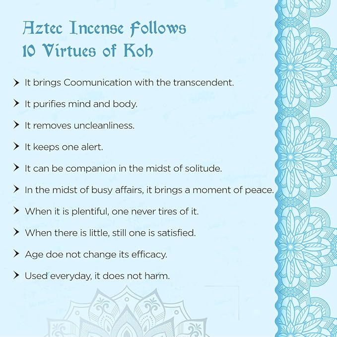 Soul Sticks Aztec Cinnamon Resin Incense Sticks, 90 Hrs Burn Time – 100% Natural, Hand-Rolled & Slow-Burning 6 Pcs| Artisan Blend for Yoga, Meditation, Relaxation, Aromatherapy (WhiteSage)