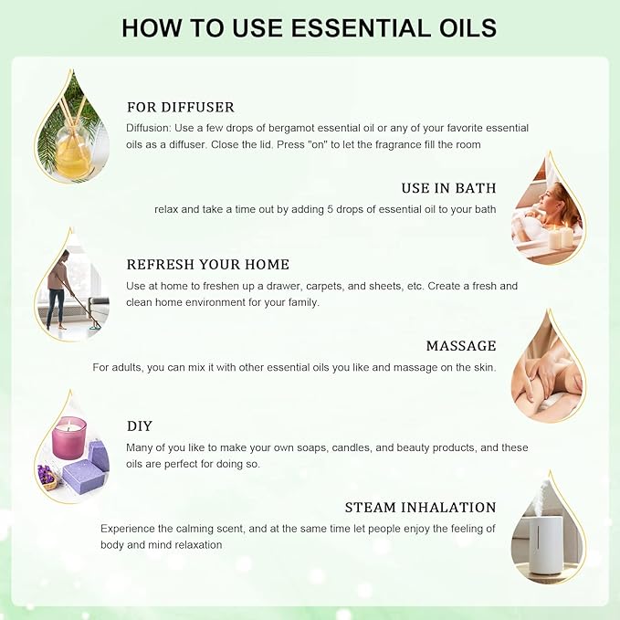 EUQEE Peppermint Essential Oil 118 ml Pure Peppermint Oil with Glass Dropper, Great for Aromatherapy, Diffuser, Soap Candle Making - 4Fl. Oz - Bloomnest