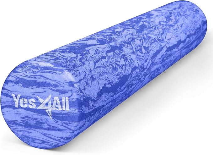 Yes4All EVA Firm Foam Roller for Back - Round Back Roller for Exercise, Yoga & Pilates 12/18/24/36 inch - Bloomnest