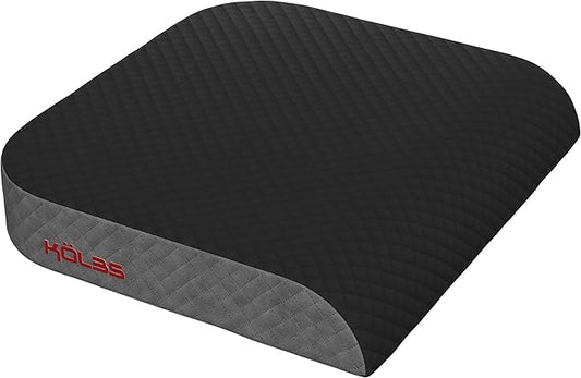 Kölbs Extra Large Seat Cushion, Stylish Plush Velvet Cover, X-Large Memory Foam for Office Chair, Floor Pillow, Cushion Back Pain Coccyx Pain Relief, Carry Handle (Extra Large) - Bloomnest
