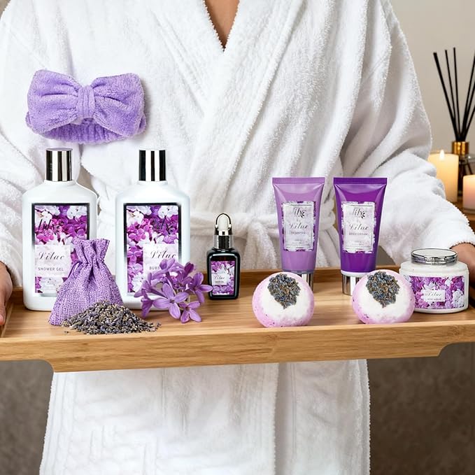 Valentines Day Gifts for Women 17-Piece Bath and Body Gift Set for Mom - Luxury Spa Gift Basket, Pampering Bath Set | Mothers Day, Birthday Gifts, Christmas Perfect Holiday Gift for Her