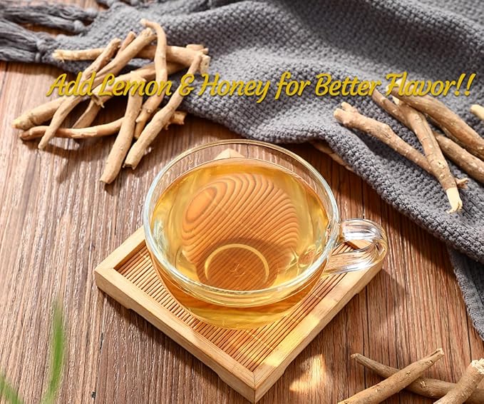 Premium 40 Ashwagandha Tea Bags, Made with 100% Wild Ashwagandha Root, No Additives & Caffeine free. - Bloomnest