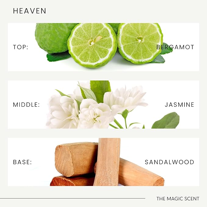 The Magic Scent Heaven Hotel Scent Diffuser Oil - Cold-Air & Ultrasonic Fragrance Oil for Diffuser Inspired by The Aria Hotel, Las Vegas - Essential Oils for Diffusers Aromatherapy - 4 fl oz, 120 mL - Bloomnest