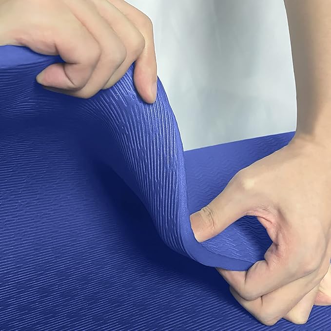 Hatha Yoga Thick TPE Yoga Mat 72"x 27"x1/3 inch Non Slip Eco Friendly Exercise Mat for Yoga Pilates & Floor Workouts - Bloomnest
