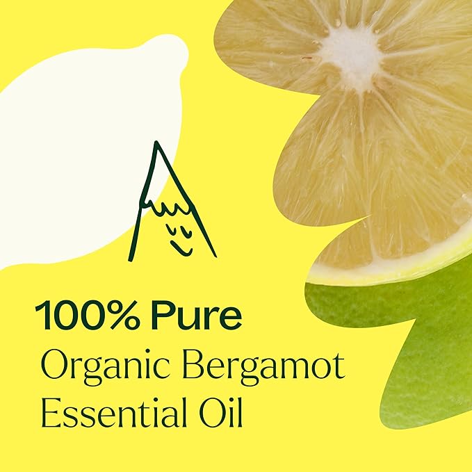 Plant Therapy Organic Bergamot Essential Oil 10 mL (1/3 oz) 100% Pure, Undiluted, Therapeutic Grade - Bloomnest