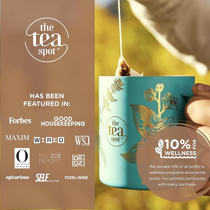 The Tea Spot Jasmine Pearls Green Tea | High-grade Jasmine infused Green Tea Pearls from Fujian | 15 Tea Bags - Bloomnest