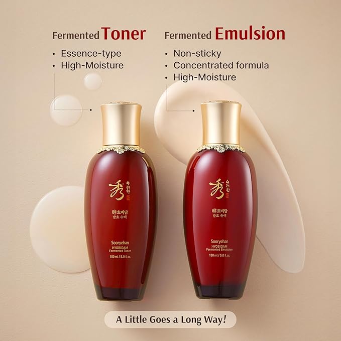 Sooryehan Ginseng Skincare gift Set - Hyobidam Korean Skin Care Set, Premium Gift Set for Intense Hydration, Firm Skin, Wild Ginseng, 13.53 fl oz - Bloomnest