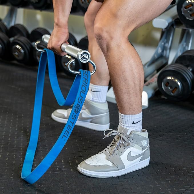 Serious Steel Fitness 37" Resistance Training Bands (Portable Exercise Band System Training Bands- Great for Individuals Looking for Tension Throughout The Exercise) - Bloomnest