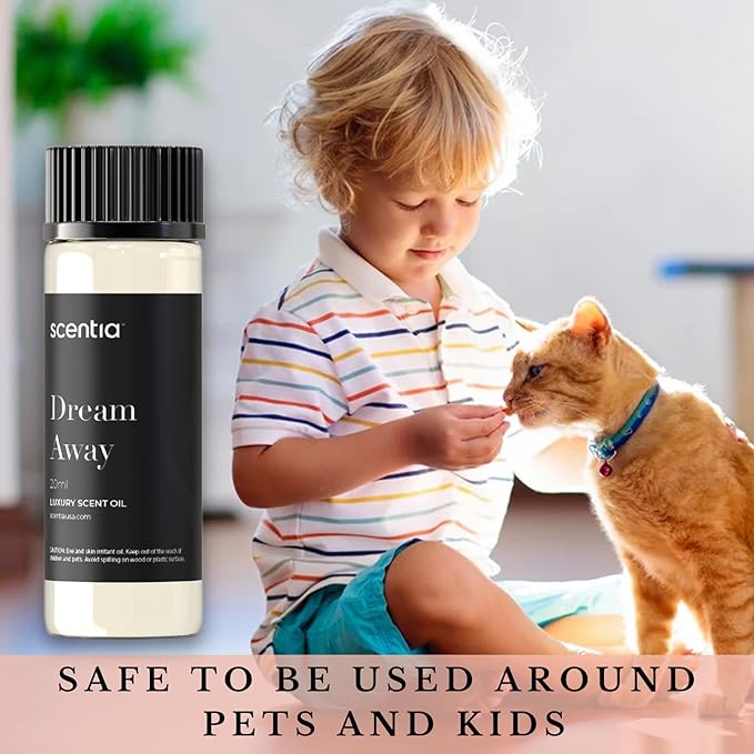 Scentia Fragrance Oil Blend, Inspired by Iconic Perfume, Home Luxury Scents, Essential Oil Blend for Aromatherapy Diﬀusers, Humidifiers & Candle Making -Dream Away 20ml, 0.67 Fl Oz, Mothers Day Gift Scentia