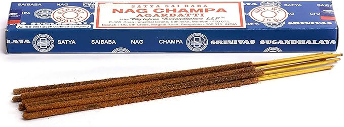 3 Packs Origional Satya Sai Baba Nag Champa Incense Sticks Joss Insence - Insense 15g Box NagChampa Agarbatti (Nag Champa) Satya