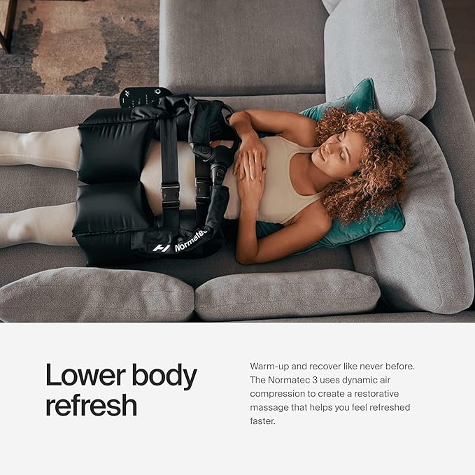 Hyperice Normatec 3 - Recovery System with Patented Dynamic Compression Massage Technology (Normatec 3 Lower Body (Standard Size Legs + HIPS) FSA-HSA - Bloomnest