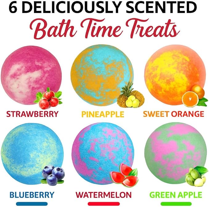 Bath Bombs for Kids with Surprise Inside, Unicorn Bath Bombs for Girls with Jewelry & Jewelry Box for Kid - Organic, Skin Moisturizing, Natural Bubble Bath, Stocking Stuffers Christmas Gift for Girls - Bloomnest