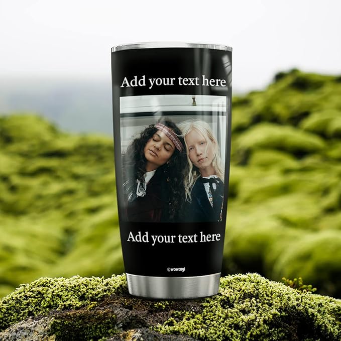 wowcugi Personalized Picture Photo Tumbler Custom Pictures Stainless Steel Insulated Tumblers Coffee Mug 20oz 30oz For Women Girls Birthday Christmas Friendship Cup Gifts For Bestie Best Friend Sister - Bloomnest