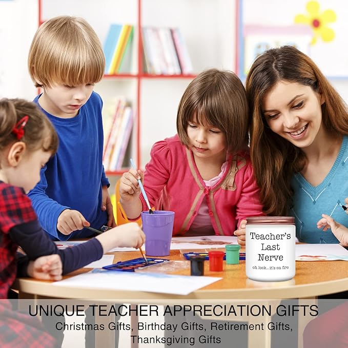 Homsolver Teacher Appreciation Gifts, Best Teacher Christmas Gifts Birthday Gift for Women, Unique Retirement Ideas from Students - Bloomnest