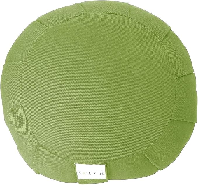 Meditation Cushion Sol Living Yoga Floor Pillow 100% Cotton Floor Cushion Removable Cover Firm Comfort Yoga Floor Cushion Seating for Adults Machine Washable Zafu Meditation Pillow Pouf Bolster Pillow