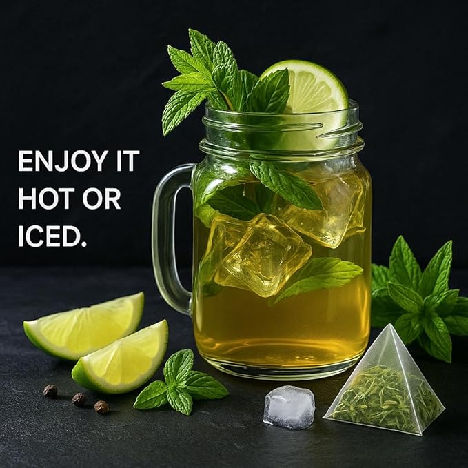 Tozzy Organic Spearmint Tea – 100 Count, Plant-Based Pyramid Tea Bags - Bloomnest