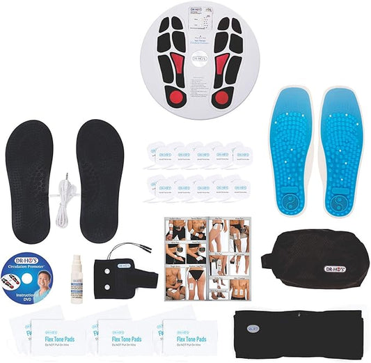Dr Ho's Circulation Promoter Ultimate Package - TENS Machine, EMS, Proprietary AMP, TENS Unit Muscle Stimulator for Leg Pain & Foot Pain - Bloomnest