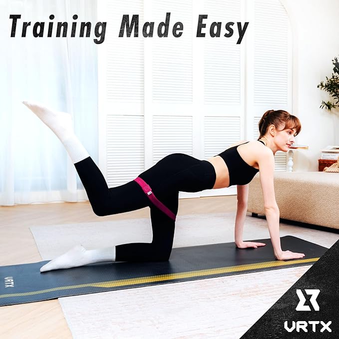 VRTX Swift Bands for Glutes & Legs Exercise | Booty Bands for Home & Gym Workout | Fabric Resistance Bands with Soft Mesh Cloth | Skin-Friendly, Non-Slip Hip Circle – Single Pack - Bloomnest