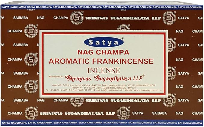 Aromatic Frankinsence Incense Sticks and Incense Stick Holder Bundle Insence Insense Satya - Bloomnest