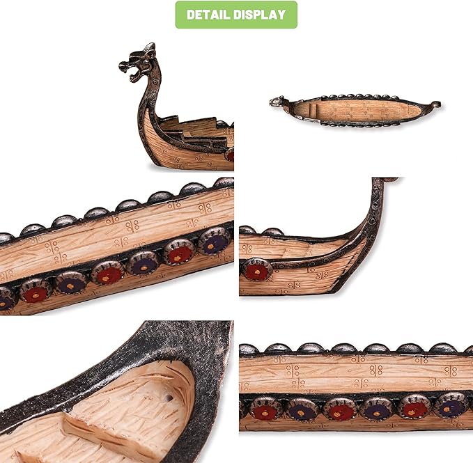 Retro Dragon Incense Holder Incense Burners Dragon Boat Incense Stick Holder Hand Carved Carving Censer Ornaments Cool Room Decor Awesome Gift