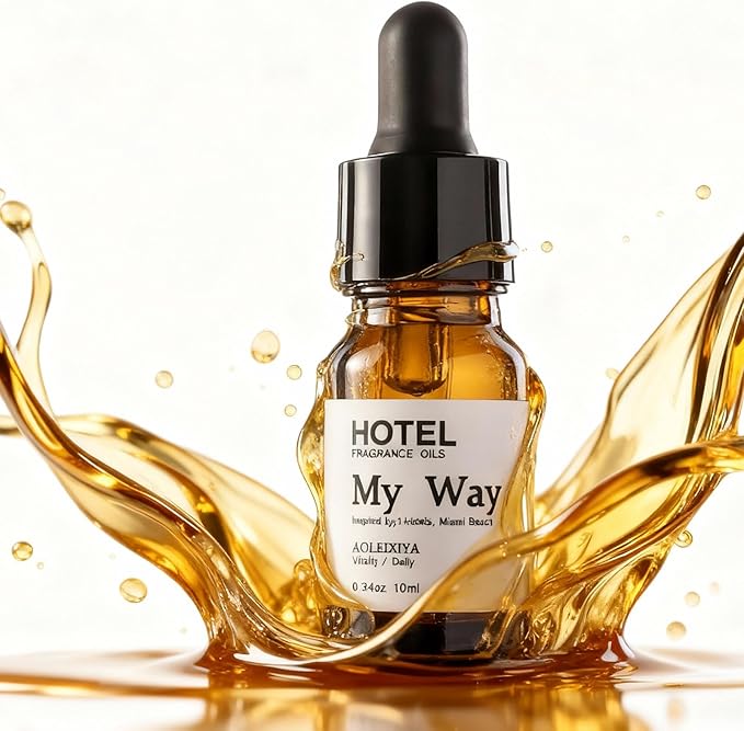 My Way Diffuser Oil Waterless Hotel Essential Oils for Diffusers for Home Inspired by The 1 Hotel Miami Scent - Premium Hotel Collection Diffuser Oil - 10 ml, 0.34 fl oz - Bloomnest