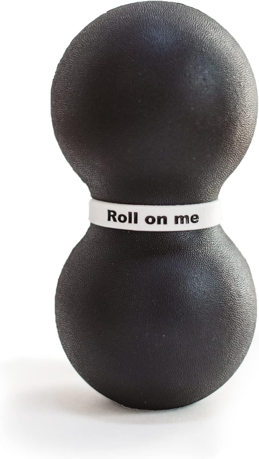Roller Fitness Infinity Roller, Peanut Foam Roller, Large 8-Inch Double Massage Ball Exercise Roller (Black - Firm)