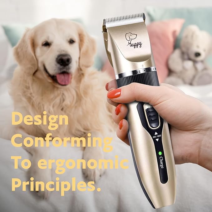 Dog Clippers for Grooming, Low Noise, Electric Quiet, Adjustable Clipper Comb for Dog Grooming Kit, Pet Hair Clippers Grooming kit for Dogs at Home - Bloomnest