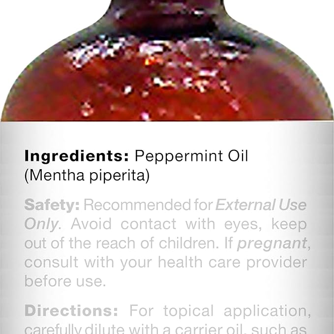 Majestic Pure Peppermint Essential Oil with Glass Dropper - 4 Fl Oz Pack of 2-100% Pure and Natural Peppermint Oil - Premium Grade Essential Oils for Diffuser, Aromatherapy, Soap and Candle Making - Bloomnest