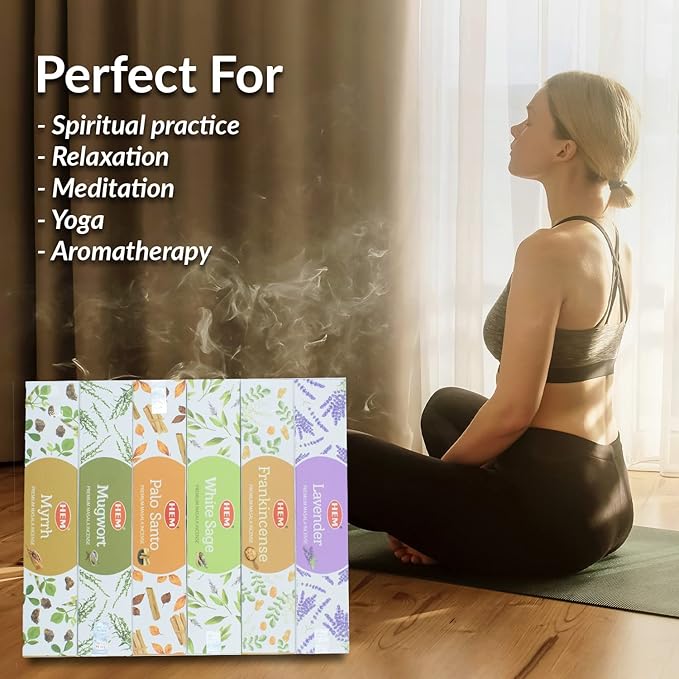 Hem Universal Masala Gift Pack Incense Sticks | Natural Fragrance of Sandalwood for Positivity | Smudge Healing Incense for Stress Relief & Cleansing | Gift Set - Pack of 12 (15 GMS Each) HEM