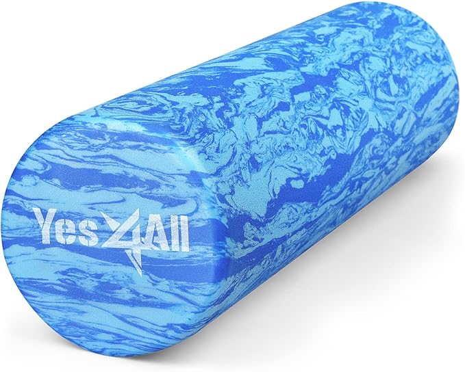 Yes4All EVA Firm Foam Roller for Back - Round Back Roller for Exercise, Yoga & Pilates 12/18/24/36 inch - Bloomnest