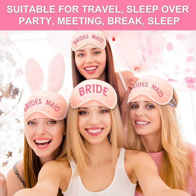 Syhood Sublimation White Eye Mask Blanks Sleepover Party Supplies Slumber Pajama Party Decorations with Fabric Marker Pens DIY White Sleep Mask - Bloomnest