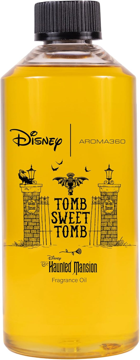 Aroma360|Disney | Tomb Sweet Tomb Oil Blend | Haunted Mansion Inspired Diffuser Oil | Aromatherapy Scent Diffuser Oil | Cinnamon, Tonka and Bergamot 16.9 fl oz, 500 mL - Bloomnest